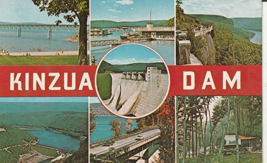 Vintage Used Postcard: C: 1975 Kinzua Dam, NY