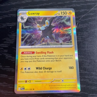 STAGEZ/ Luxray Evolves from Luxio Pokemon holo