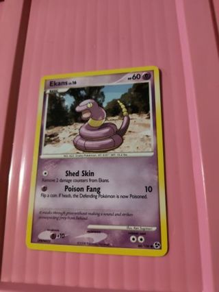 Ekans Pokemon Card