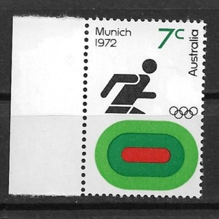 1972 Australia Sc527 7¢ Olympics, Munich MNH