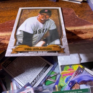 2012 Topps gallery hall of fame gallery ted williams baseball card 