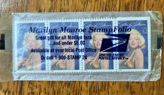 NIP Marilyn Monroe USPS Stamps