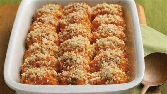 Twice-Baked Sweet Potato Casserole with Bacon pillsbury recipe card