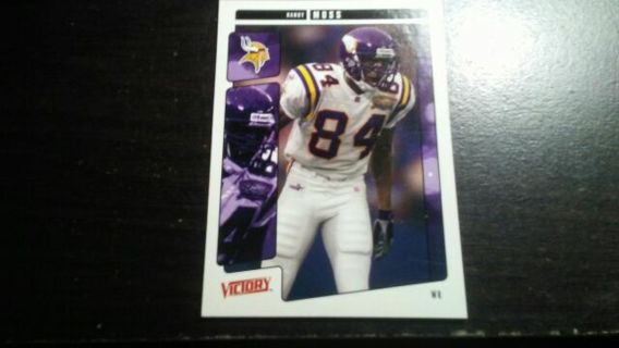 2001 UPPER DECK VICTORY RANDY MOSS MINNESOTA VIKINGS FOOTBALL CARD# 181