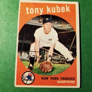 1959 TOPPS EXMT - NRMT BASEBALL CARD NO 505 -  TONY KUBEK - YANKEES