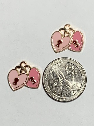 ♥♥VALENTINE’S DAY CHARMS~#20~SET 3~SET OF 2 CHARMS~FREE SHIPPING ♥♥