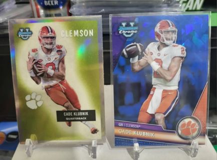 2023 Bowman U Cade Klubnik Clemson Rookie Cards