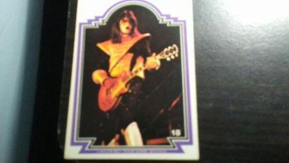 1978 ORIGINAL KISS AUCOIN ACE FREHLEY TRADING CARD# 18