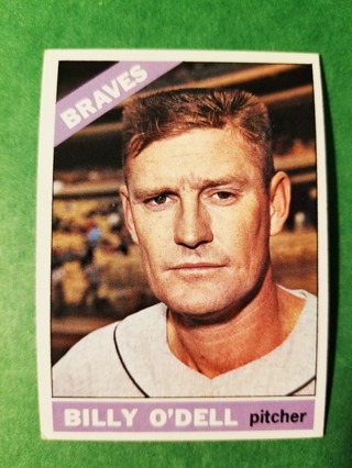 1966 - TOPPS EXMT - NRMT BASEBALL - CARD NO. 237 - BILLY O'DELL - BRAVES