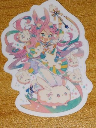 Cute new one vinyl sticker no refunds regular mail nice quality