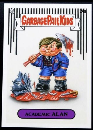 Academic Alan Card 24a GROSS ADAPTATIONS 2022 Garbage Pail Kids Bookworms GPK