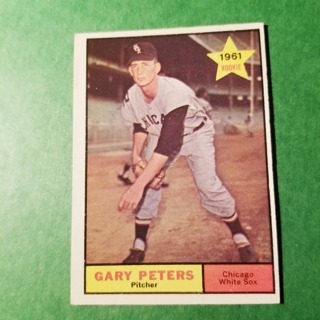 1961 - TOPPS BASEBALL CARD NO. 303 - GARY PETERS ROOKIE - WHITE SOX