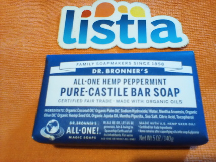 * Dr. Bronner Hemp/Mint Soap *