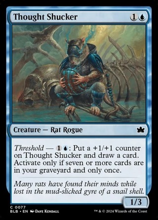 Thought Shucker - Foil MTG Bloomburrow