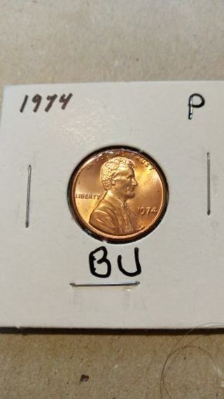 1974-P BEAUTIFUL UNCIRCULATED LINCOLN COPPER PENNY... YOU DECIDE THE PRICE