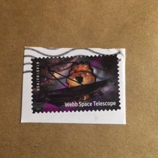 2022 Web Space Telescope USA Forever Postage Stamp ~ Canceled (Used)