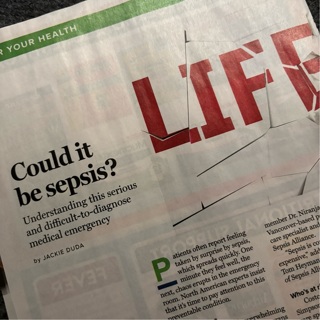 One Health Article on Sepsis!! Free Shipping !! Look!!