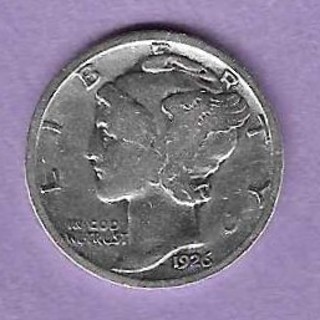 Fantastic Find 1926 Mercury Dime 90% Silver U.S. 10 Cent Coin