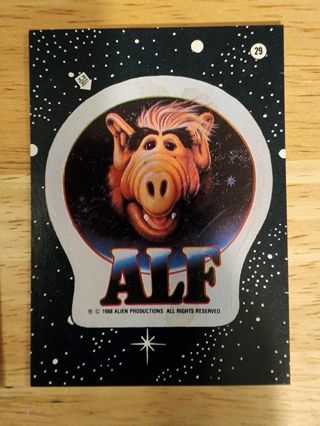 Alf sticker #29 damaged