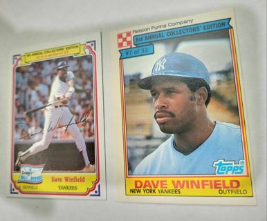 1984 Topps Odd Ball Sets Dave Winfield Cards New York Yankees