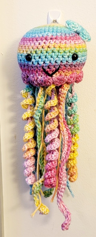 Crochet Amigurumi Jelly Fish So Darn Cute {PLEASE READ DESCRIPTION} 