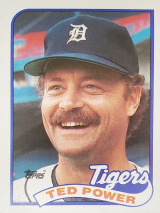Ted Power 1989 Topps Detroit Tigers