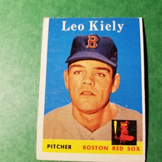 1958 - TOPPS BASEBALL CARD NO. 204 - LEO  KIELY  - RED SOX