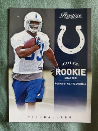 2012 Panini Prestige Rookie Vick Ballard