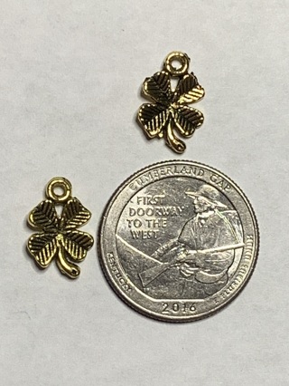 ANTIQUE GOLD CHARMS~#81~SET OF 2~FREE SHIPPING!