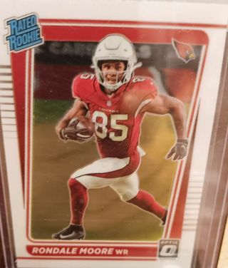 2021 DONRUSS OPTIC RONDALE MOORE RATED ROOKIE # 217 ARIZONA CARDINALS