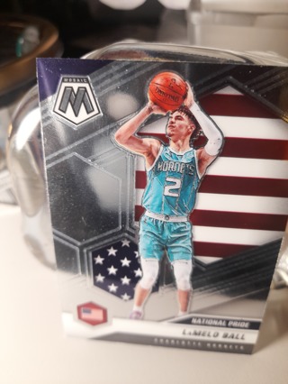 ROOKIE LaMelo Ball National Pride MIRRORED CHROME Hornets