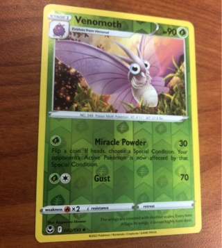 Pokemon Card- Venomoth