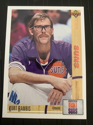 1991-92 Upper Deck #391 Kurt Rambis Phoenix Suns Basketball Card