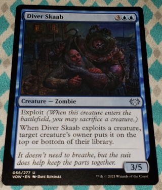 MTG ✨ Diver Skaab - (U) 056/277 Crimson Vow (VOW) ✨ Magic the Gathering (2021)