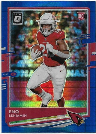 2020 DONRUSS OPTIC ENO BENJAMIN BLUE PULSAR PRIZM REFRACTOR ROOKIE CARD