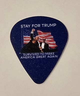 One Trump Guitar Pick