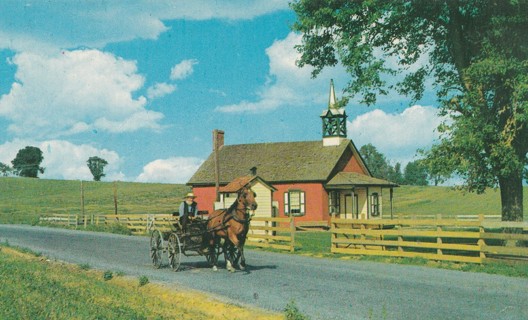 Vintage Unused Postcard: b: Ohio: Greetings from the Amish Country