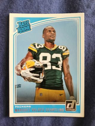 2018 Donruss Rated Rookie Marquez Valdes-Scantling