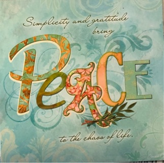 Peace  - 3 x 3” MAGNET - GIN ONLY