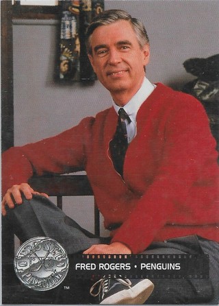  1991-92 Pro Set Platinum #297 Fred Rogers CAP Pittsburgh Penguins