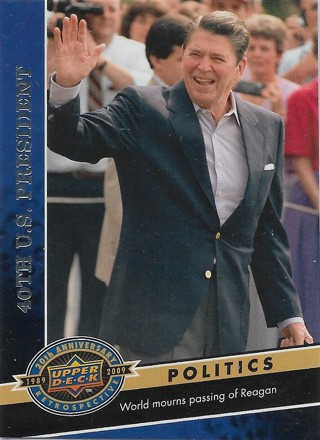 2009 Upper Deck 20th Anniversary #1891 Ronald Reagan