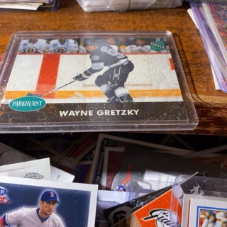 1992 parkhurst ldr Wayne Gretzky hockey card 