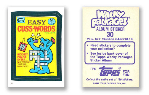 1982 Wacky Packages # 30