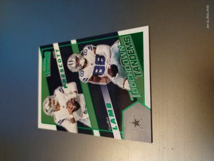 Dak Prescott and CeeDee Lamb Touchdown Tandems Emerald Parallel! Dallas Cowboys!