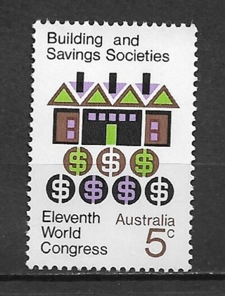 1968 Australia Sc444 Building & Savings Societies MNH