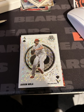 2022 mosaic aces prizm sparkle aaron nola