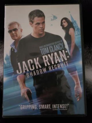 Used dvd.....Jack Ryan. Shadow Recruit..