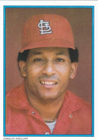 Joaquin Andujar 1985 Topps Glossy All-Star Send-Ins St. Louis Cardinals