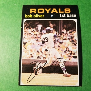 1971 Topps Vintage Baseball Card # 470 - BOB OLIVER - ROYALS - NRMT/MT