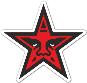 Obey Red Star Sticker
